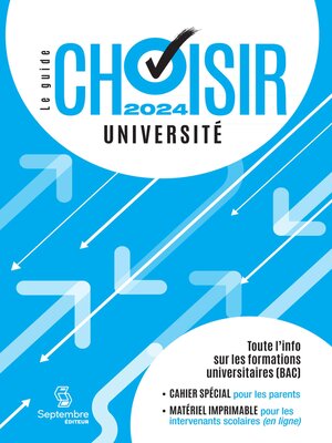 cover image of Guide Choisir--Université 2024